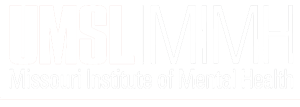 Logo for the Missouri Institute of Mental Health featuring prominent UMSL MIMH letters, with Missouri Institute of Mental Health elegantly detailed below. Perfect as an Elementor header for any design project. #443.